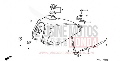 RESERVOIR A CARBURANT NX125V de 1997